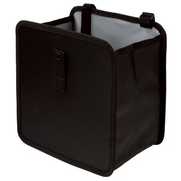 小麥購物 掛籃式可折疊車用垃圾桶 L4001  1個  黑色