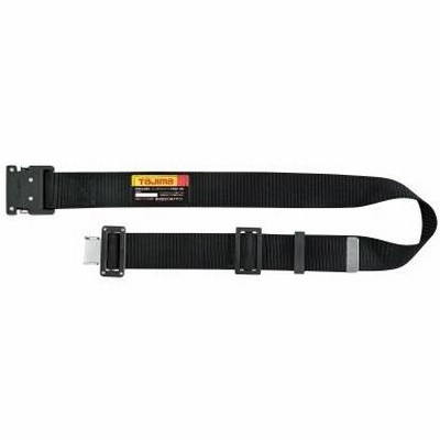 【現場保安用品】TJMデザイン(TAJIMA) 新規格対応 胴ベルト 鍛造 アルミワンタッチ黒バックル サイズ:S BWBS110-BK【572】