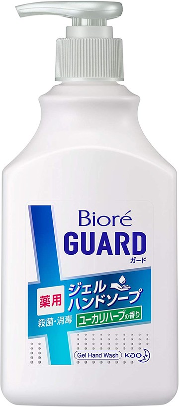 Kao Biore Guard Medicated Gel Hand Soap Eucalyptus Herb 250ml