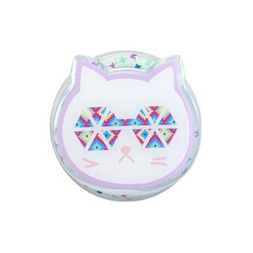 HAPPYFACE 摩登童趣喵喵手機支架 蘋果綠 (HC0110)