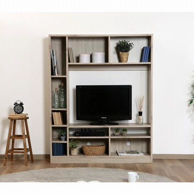 テレビ台 おしゃれ 安い 北欧 ハイタイプ テレビボード TV台 テレビラック TVボード TVラック 収納 多い ホワイト 幅120 奥行30 高さ150