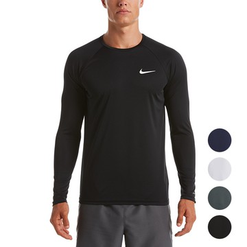 [秉宸] NIKE Essential 成人男性長袖防曬衣 長袖上衣 抗UV UPF 40+ DRI-FIT NESSA587
