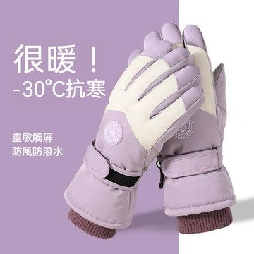 觸控手套 騎行手套 滑雪手套 機車手套 情侶手套 男女手套 電動機車手套 加絨手套 保暖手套 冬季 戶外 騎行