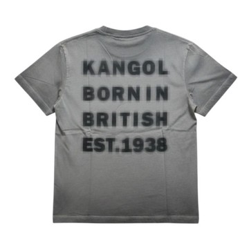 KANGOL 短T 深灰 落肩 個性 洗水 短袖 上衣 中性 6625100710