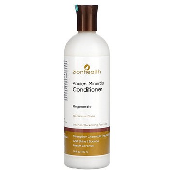 Zion Health, 古老礦物質，護髮素，天竺葵玫瑰香，16 液量盎司（473 毫升）