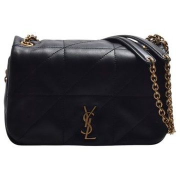 YSL  經典Jamie 4.3 系列小羊皮暗扣肩背/斜背包(Mini-黑色)
