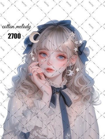 original sticker no.2700 人物貼紙 原創貼紙 原創人物貼紙 裝飾貼紙 cotton melody