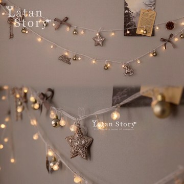 生日裝飾品寶寶周歲派對背景墻場景布置創意燈串生日快樂裝扮用品