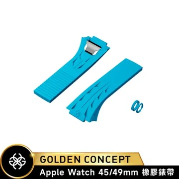【Golden Concept】Apple Watch 45mm/49mm RSIII-BL 藍色橡膠錶帶
