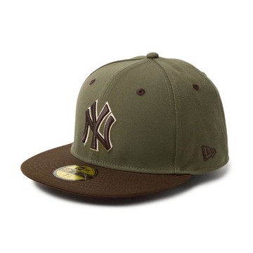 NEW ERA 男女 59FIFTY 日版 NE MLB CAMO COLOR 紐約洋基 橄欖綠/核桃 NE14952272