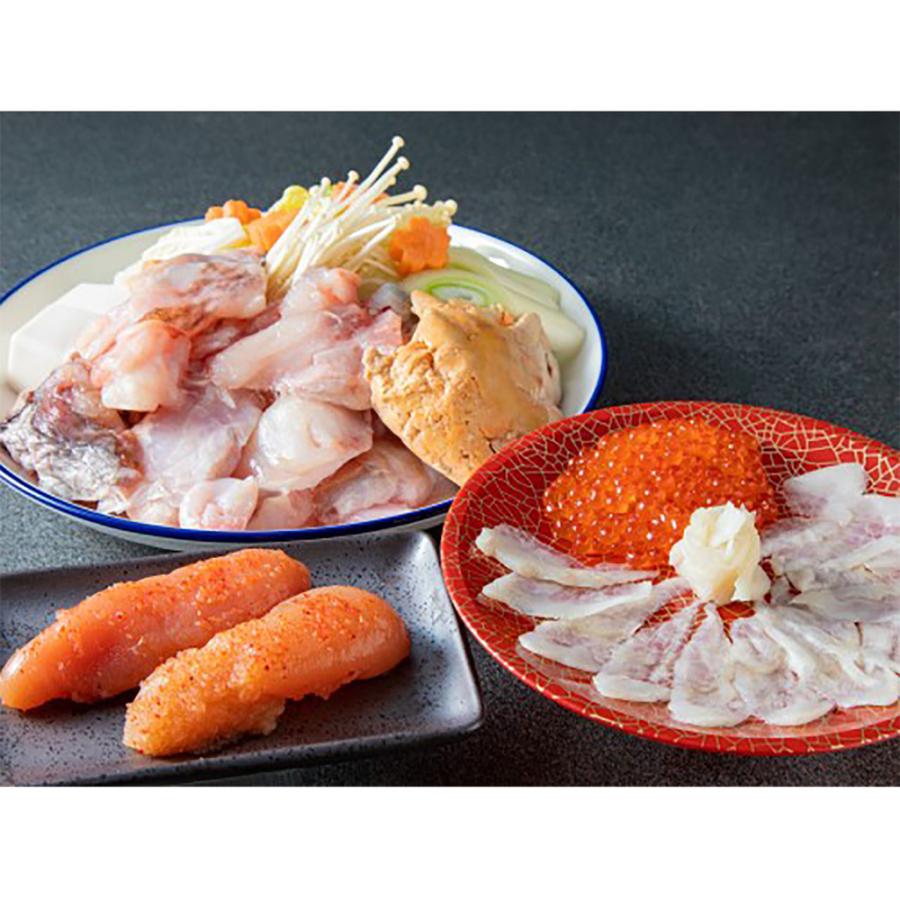 肝つき！あんこう身・アラ＆魚卵＆ふぐ刺し5835-100 6992-095 