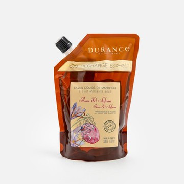 DURANCE精油馬賽液態皂補充瓶-玫瑰番紅花500ml