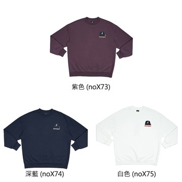 KANGOL 大學T 休閒長袖 人物繡花 中性款 65551011