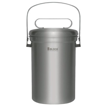 BBLOCK 全不鏽鋼304廚餘桶 3L  1個  銀色