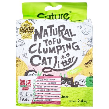 cature 天然豆腐凝結貓砂  綠茶  6L  1包