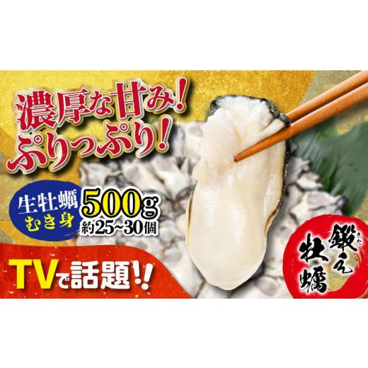 ふるさと納税 広島県 江田島市 テレビで話題！ミルキーな甘みと濃厚なうまみ！身が引き締まったプリップリの むき身 500g カキ 広…