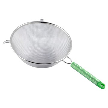金歡喜 亮麗 粗果汁網 304不鏽鋼 鋁合金手柄 台灣製  7吋(21cm)  1支