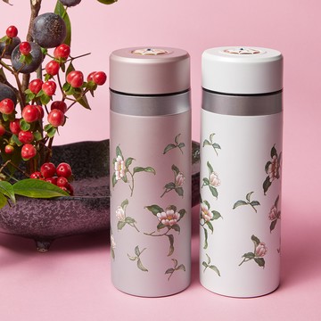 好杯首選88折✨第二件再折$500 | 吉星花神活瓷保溫杯 / 鎏金 / 2色 330ml