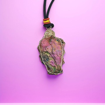 顶级七彩力泥活石 吊坠系列 招财 升运 冥想 改善气场 癖邪