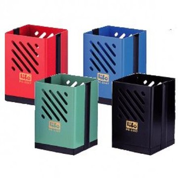 LIFE 徠福 NO.2347 鐵製方型筆筒【APP滿額下單10%點數(單一帳號最高5000點)】1/31止