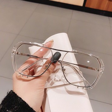 近視眼鏡 近視墨鏡 近視太陽眼鏡 大框眼鏡 方形墨鏡女復古網紅眼鏡開車防紫外線護目蛤蟆鏡