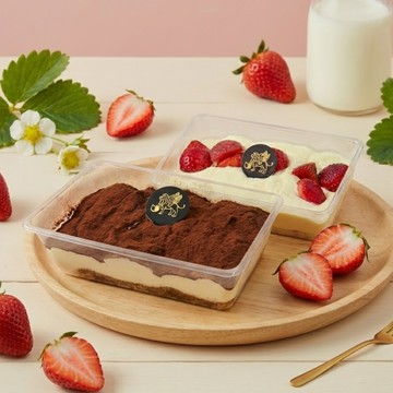 [3日內出貨]草莓季限定【柏尼西蒙】草莓提拉米蘇🍓+經典原味 獨享雙拼提拉米蘇、獨家1+1｜春節甜點 情人節甜點 草莓季甜點