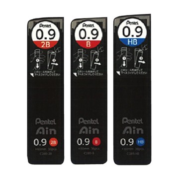 【 Pentel 飛龍 】Ain  自動鉛筆 筆芯 0.9mm  /個 C289  -  多款可選