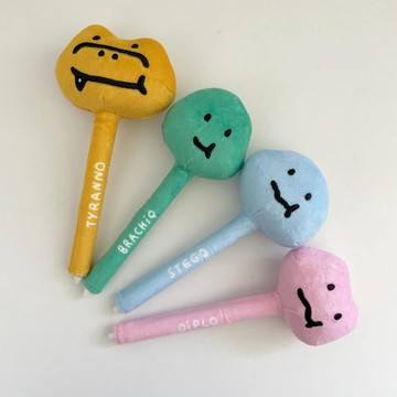 🇰🇷 韓國KKOBA 現貨 Joguman 恐龍 絨毛造型筆 原子筆 黑筆 辦公用具 韓國文創 造型筆