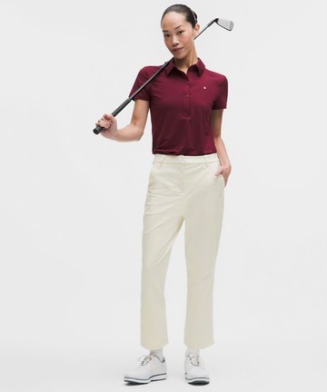 Water-Repellent Flared High-Rise Golf Pants Asia Fit Size 24