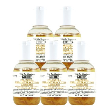 【Kiehl's 契爾氏】金盞花化妝水40mlX5 (公司貨)