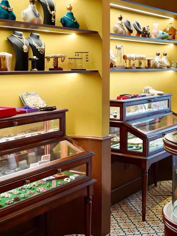 【全網低價 可打統編】中古實木珠寶首飾展示柜雙層玻璃鋼琴柜玉器翡翠水晶展示架陳列架