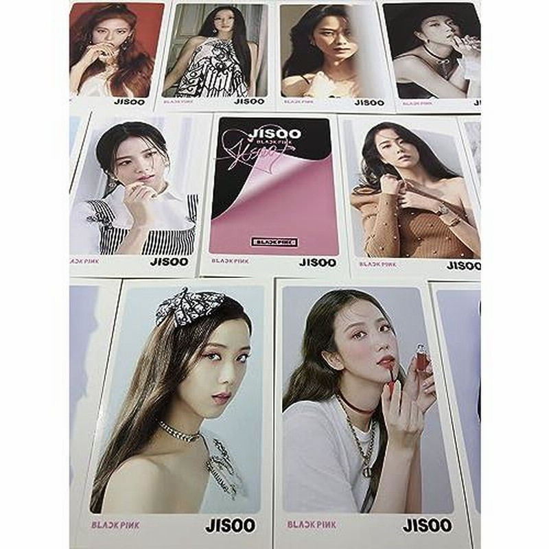 ブラックピンク　ジス　BLACKPINK JISOO フラワートレカ　4点セットアイドル