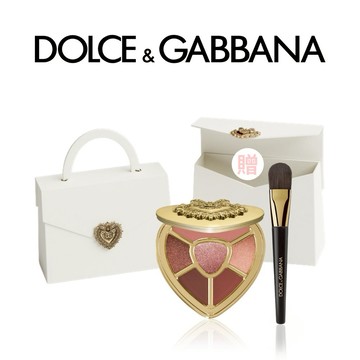 贈刷具&品牌包【Dolce & Gabbana】摯愛眼影盤 - 芙蘿拉 玫瑰暖陽