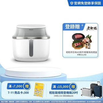 ★登錄送老乾杯燒肉禮盒★飛利浦透視海星氣炸鍋7.2L 星視界(NA341/10)