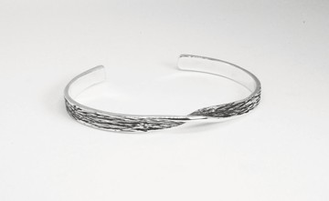 【純銀系列】髮絲手環-黑款