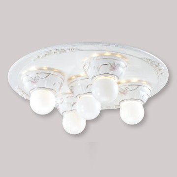 台灣製造 E27陶瓷造型吸頂燈 F37-21-92852