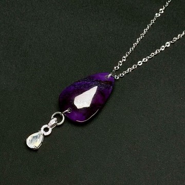 舒俱徠綴月光石項鍊 | 舒俱萊 月光石 穩定整合 療癒 靈性提升 天然晶礦項鍊 925純銀 S25AP17-12