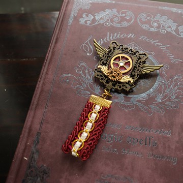 復古風 蒸氣龐克 勳章型扣針