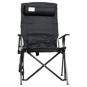 Barrack 09 赫克托Hector 可調式五段手繪雕刻高背椅  鋁管材/雙層厚600D牛津布  黑色  1個