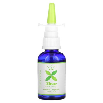 Xlear, 木糖醇鹽水噴鼻劑，日常緩解，1.5 液量盎司（45 毫升）