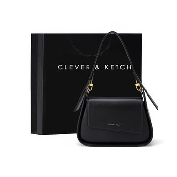 Clever&Ketch包包女2025新款時尚小眾高級感單肩斜挎包網紅腋下包