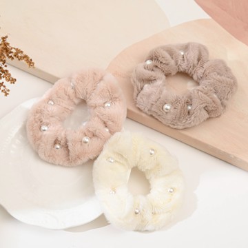 絨毛大圈束-珍珠-多款任選