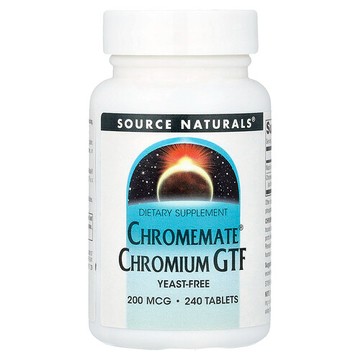 Source Naturals, 聚煙酸鉻元素片，200 mcg，240片