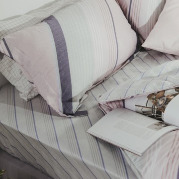 絲薇諾  MIT40支天絲  里昂  單人加大3.5尺二件式-床包枕套組