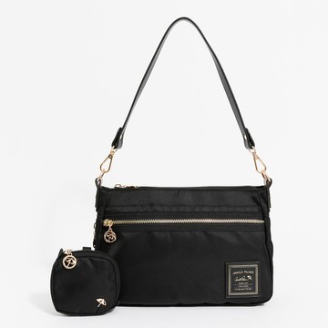 Arnold Palmer - 三層式斜背包  Effortless Chic系列 - 黑色/452-1103-09-6