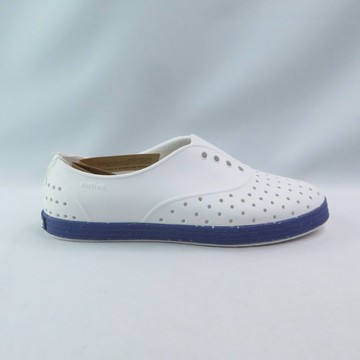 Native JERICHO 女款 F00002609262 洞洞鞋 修身鞋 貝殼白/墨藍/星點【iSport愛運動】