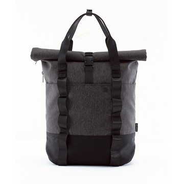 【QUESToN】城市旅行 3-Way 多功能捲蓋式後背包／板岩灰