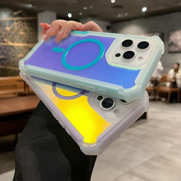 變色龍系列 磁吸 四角防摔 三防 蘋果 iPhone 16 15 14 13 手機殼 蘋果16 pro max殼