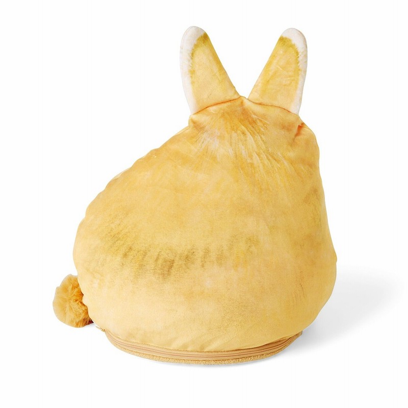 フェリシモ★しっぽに癒やされるアニマルクッション★うさぎ YOU+MORE! まったりくつろぐ うさぎのふっくらクッションの会