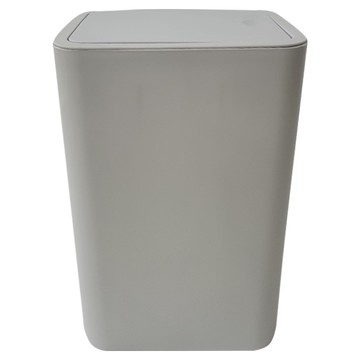 FAmILyLIFE 生活 簡約風彈蓋垃圾桶 A-366-G 15L  17 x 25.5 x 35cm  灰色  1個
